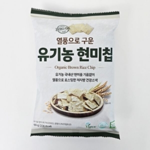 열풍으로 구운 유기농 현미칩(30개 한박스)